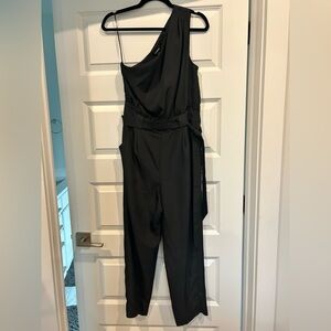 Express Black Asymmetrical Jumpsuit